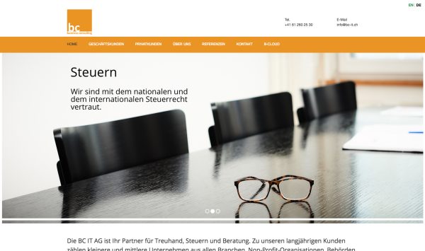 Neuer Webauftritt für die BC IT AG