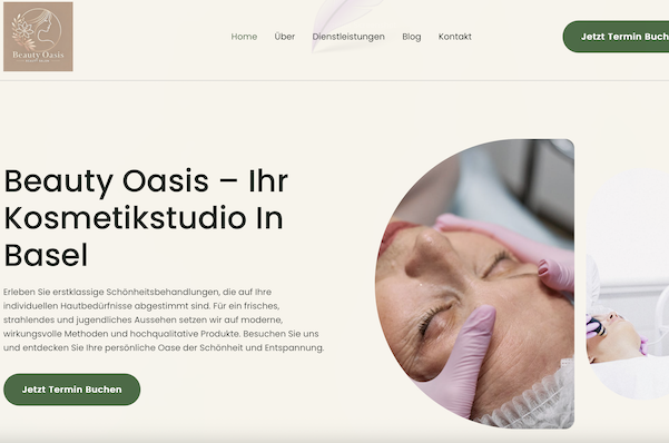 Erfolgreiche Umsetzung der WordPress-Website für Beauty Oasis in Basel